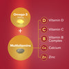 Seven Seas Omega-3 Multivitamins Man Duo Pack 30+30