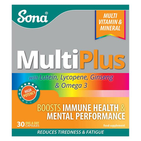 Sona MultiPlus Full Spectrum Multivitamin 30 Capsules