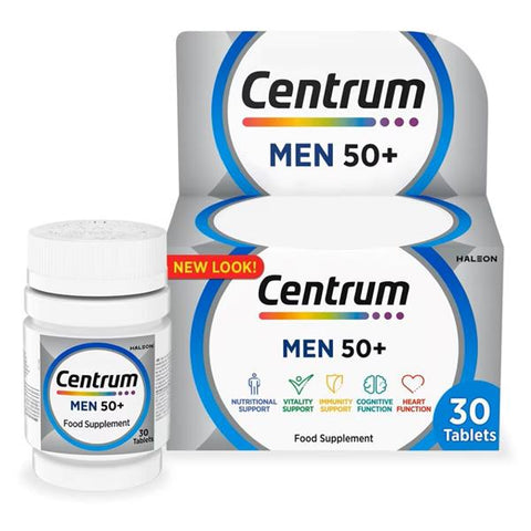 Centrum Men 50+ Multivitamin 30 Tablets