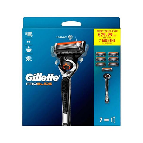 Gillette ProGlide Razor + 6 Blades