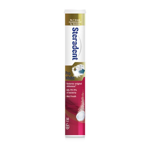 Steradent Pro White x30 Tablets