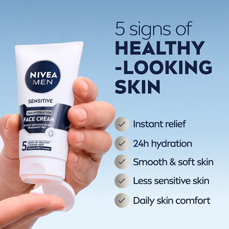 Nivea Men Sensitive Face Moisturiser 75ml