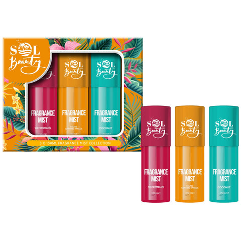 Sol Beauty x3 Fragrance Mist Collection Gift Set