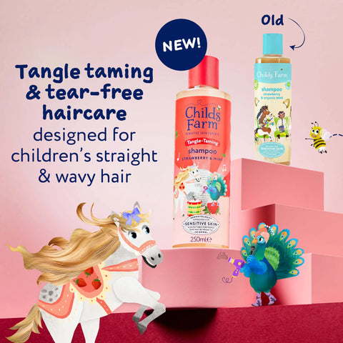 Childs Farm Tangle Taming Shampoo - Strawberry & Mint Scent 250ml