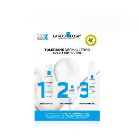 La Roche Posay Toleraine Dermallegro SOS 3 Step Routine Gift Set