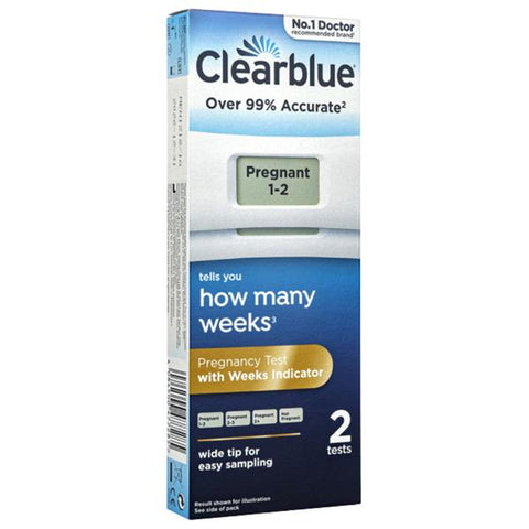 Clearblue Digital Pregnancy Test With Weeks x2 Pack