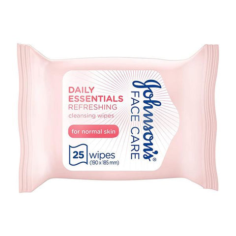 Johnsons Refreshing Facial Wipes - 25 Pack