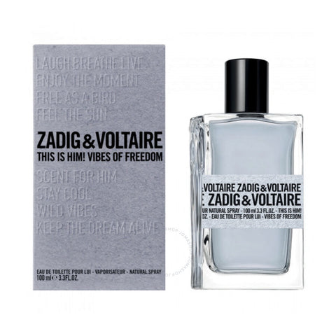 Zadig & Voltaire This Is Him! Vibes Of Freedom Eau De Toilette 100ml