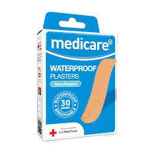 Medicare Waterproof Plasters - 30 Pack
