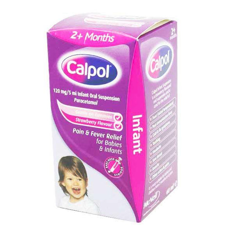 Calpol 120mg/5ml Infant Syrup Strawberry - 140ml