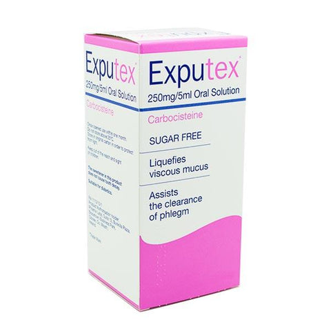 Exputex 250mg/5ml Oral Solution - 100ml