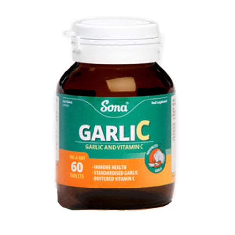Sona GarliC Garlic & Vitamin C - 60 Tablets