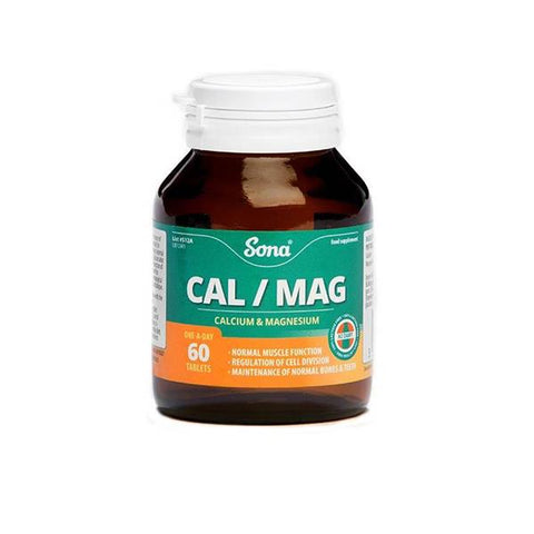 Sona Calcium & Magnesium with Vitamin D - 60 Tablets