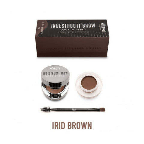 BPerfect Indestructi'Brow Irid Brown Eyebrow Pomade & Powder Duo