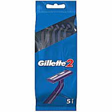 Gilette 2 blade disposable razors - pack of 5