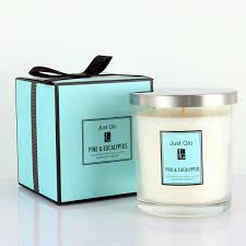Just Glow Scented Candle - Pine and Eucalyptus
