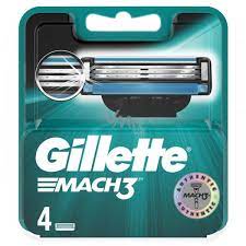 Gilette Mach3 blades - pack of 4
