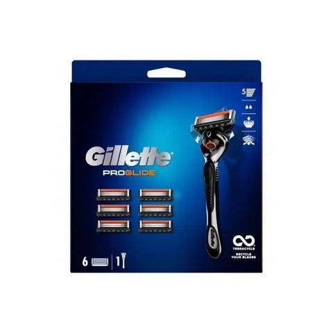Gilette Fusion ProGlide - Handle and 6 razors