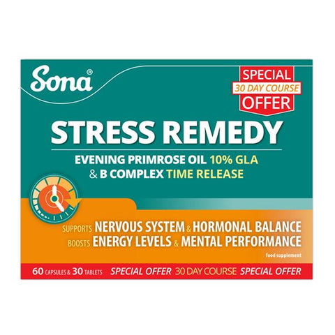 Sona Stress Remedy Offer Evening Primrose 60 capsules & B Complex 30 tablets