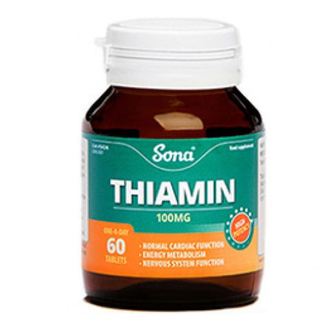 Sona Thiamin 100mg - 60 Tablets